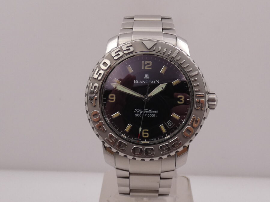 Blancpain Fifty Fathoms 40mm 2200-1130-71 WITH PAPERS Anni 2000's Automatico Acciaio - immagine 8
