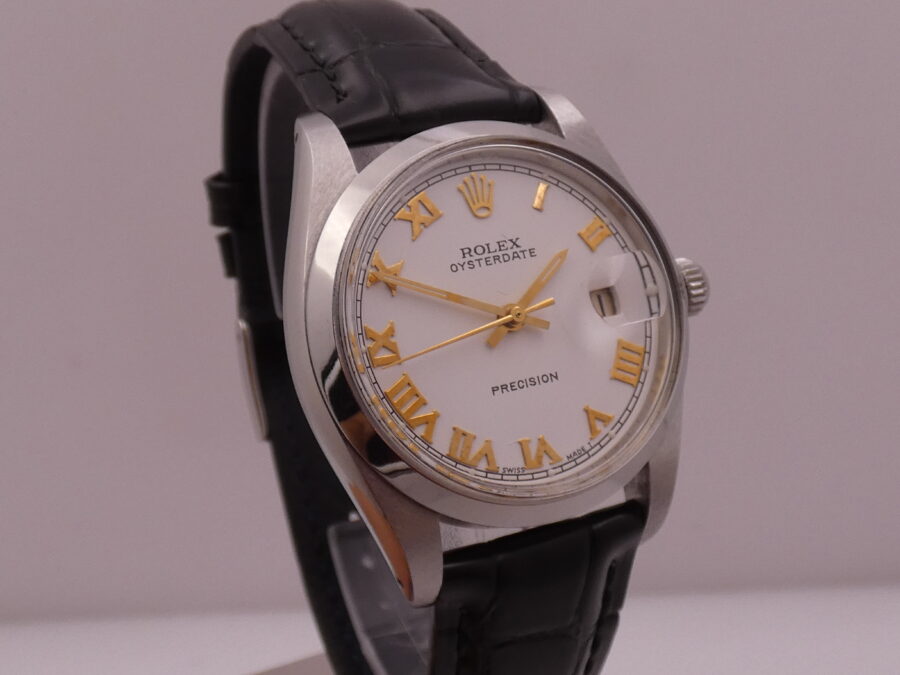 Rolex Oysterdate Precision 6694 TOP CONDITION Anno 1983 Carica Manuale Cal. 1225 Vintage - immagine 8