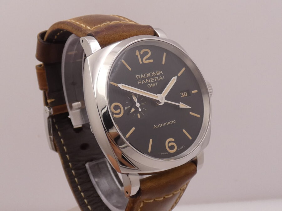 Panerai Radiomir 1940 3 Days Automatic GMT PAM00657 BOX&PAPERS Anno 2017 Acciaio Limited Edition 1000pz - immagine 7