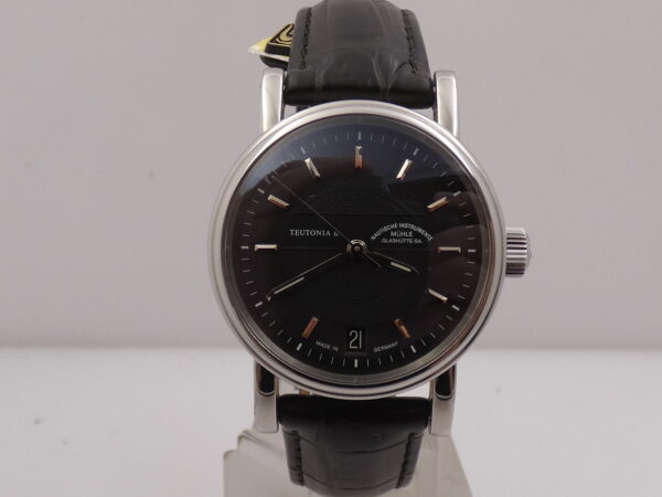 Mühle Glashütte Teutonia II Medium NEW BOX&PAPERS Acciaio Automatico Edizione Limitata Mai Indossato