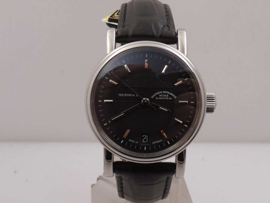 Mühle Glashütte Teutonia II Medium NEW BOX&PAPERS Acciaio Automatico Edizione Limitata Mai Indossato - immagine 9