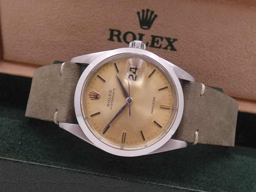 Rolex Oysterdate Precision 6694 Anno1961 Original Dial Manuale Cal. 1225 Vintage - immagine 9