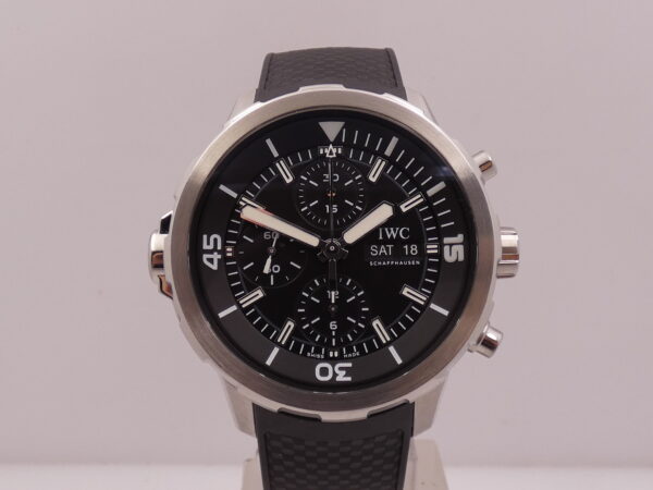 Cronografo IWC Aquatimer Day-Date 45mm IW3768 With PAPERS Acciaio 2016 LIKE NEW Automatico Acciaio