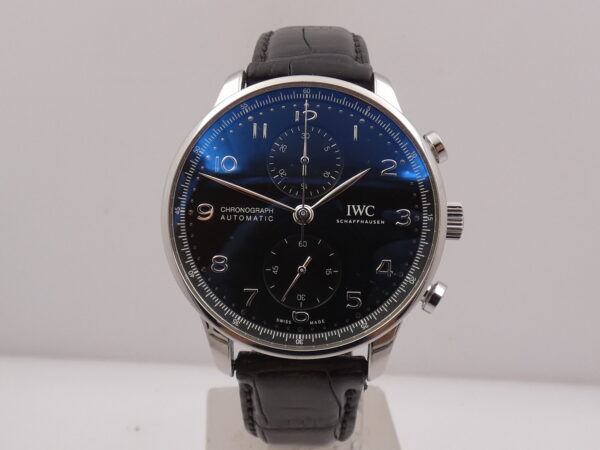 Cronografo IWC Portuguese BOX&PAPERS ANNO 2021 Automatico IW371609 Acciaio