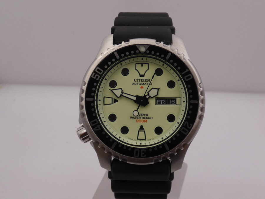 Citizen Promaster Marine Aqualand Day-Date LIKE NEW BOX&PAPERS Anno 2025 Automatico Acciaio NY0040-09W - immagine 9