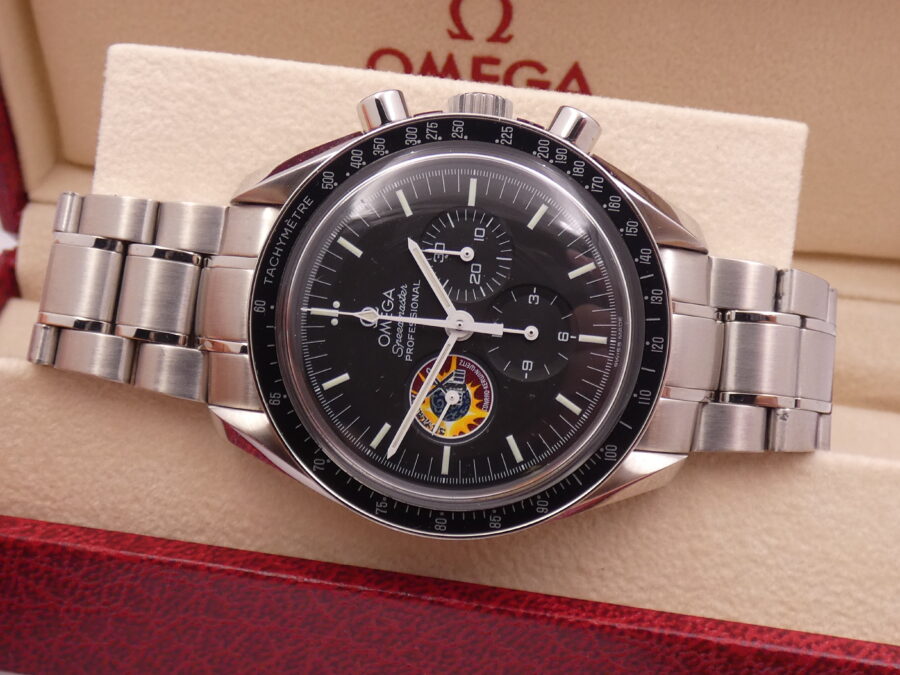 Cronografo Omega Speedmaster Mission Skylab 1 TOP CONDITION With PAPERS Anno1998 Carica Manuale Edizione Limitata - immagine 7