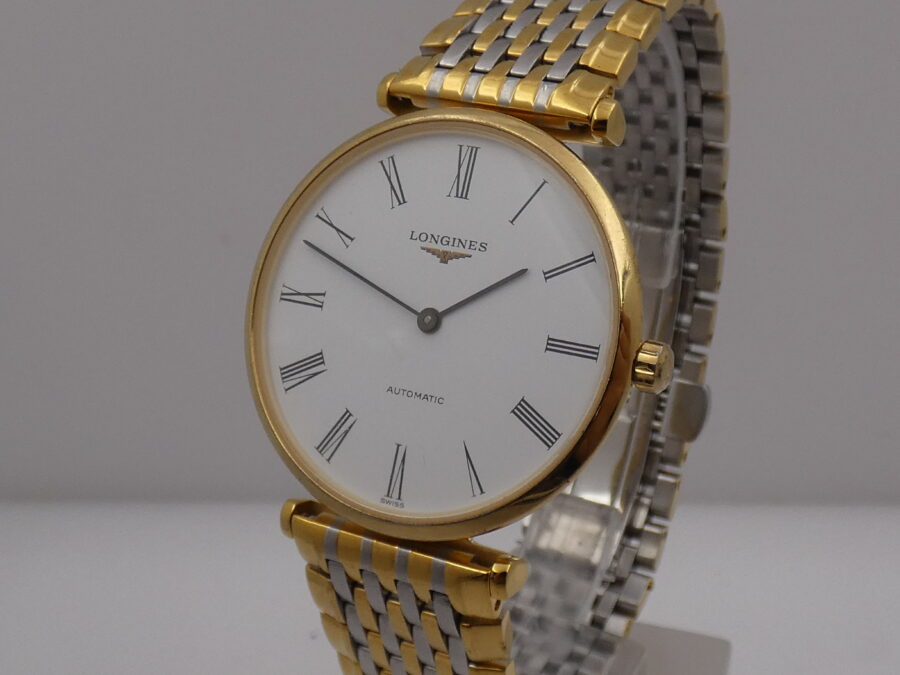 Longines La Grande Classique 18Kt G.F. Automatico Frederic Piguet BOX&PAPERS Anno 2010 Braccialato L4.708.2 - immagine 9