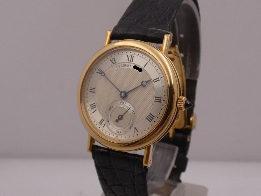 Breguet Classique 3290 Oro Massiccio 18Kt TOP CONDITION Honey Comb Dial Anni 90's Carica Manuale - immagine 10