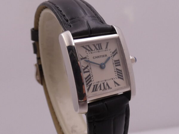 Cartier Tank Française Lady 2403 Oro Bianco 18Kt MINT CONDITION Anni 2000's