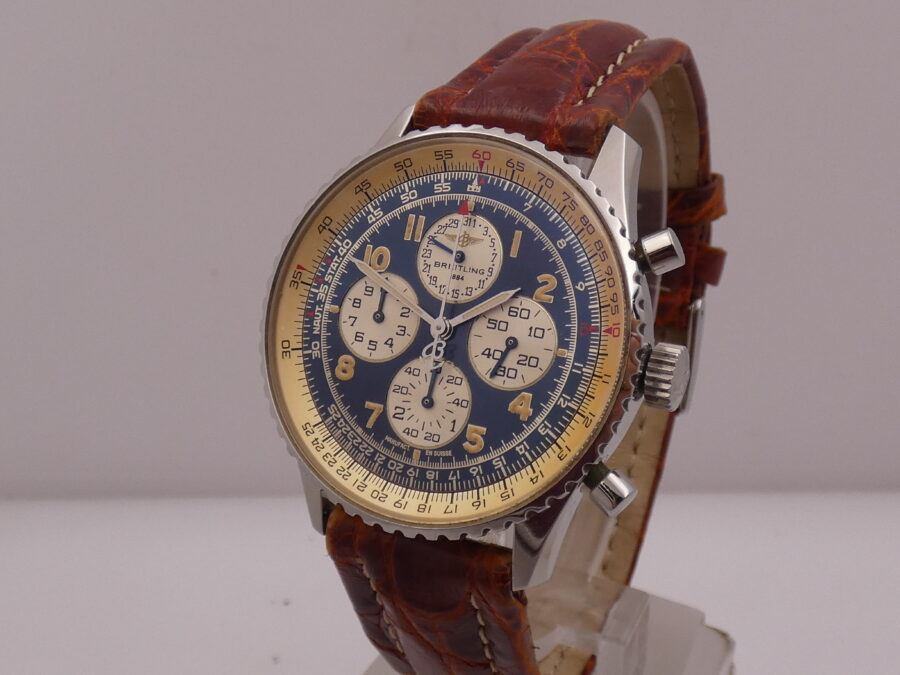 Cronografo Breitling Navitimer Airborne A33030 Anni 1990's Automatico Acciaio - immagine 9