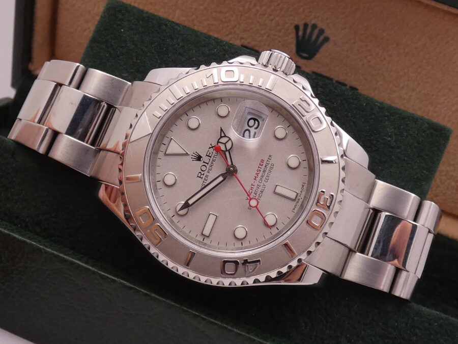 Rolex Yacht-Master 40 RRR Rolesium Platinum 16622 TOP CONDITION Anno 2010 Automatico - immagine 9