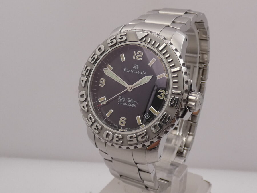 Blancpain Fifty Fathoms 40mm 2200-1130-71 WITH PAPERS Anni 2000's Automatico Acciaio - immagine 9