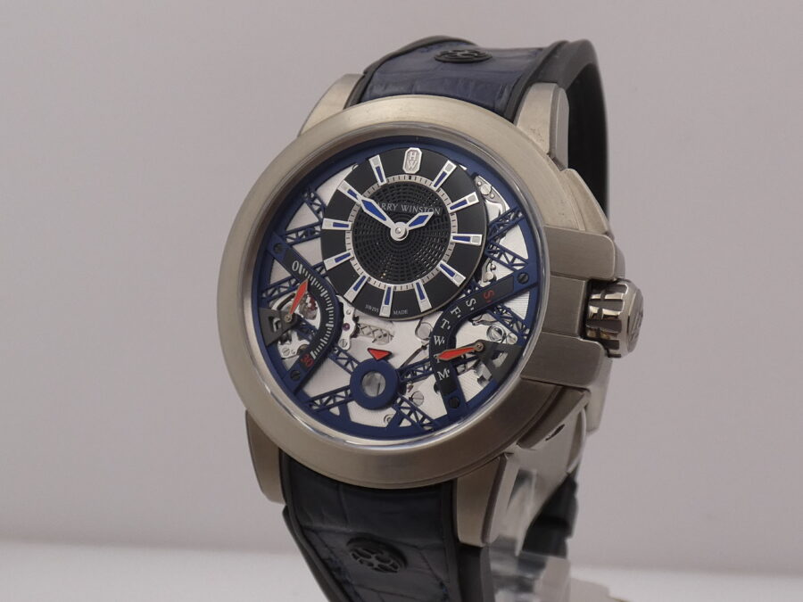 Harry Winston Project Z10 Ocean Biretrograde Zalium LIKE NEW With PAPERS & TAG PRICE Anno 2017 Automatico Limited Edition 300pz Ref. OCEABI42ZZ001 - immagine 9