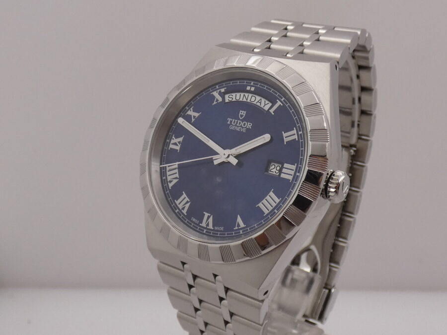 Tudor Royal Day-Date 28600 LIKE NEW BOX&PAPERS ITALY 2023 Automatico Lunetta Thunderbird Bracciale Jubille Acciaio - immagine 10