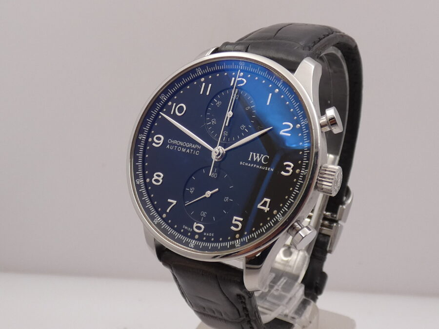 Cronografo IWC Portuguese BOX&PAPERS ANNO 2021 Automatico IW371609 Acciaio - immagine 9