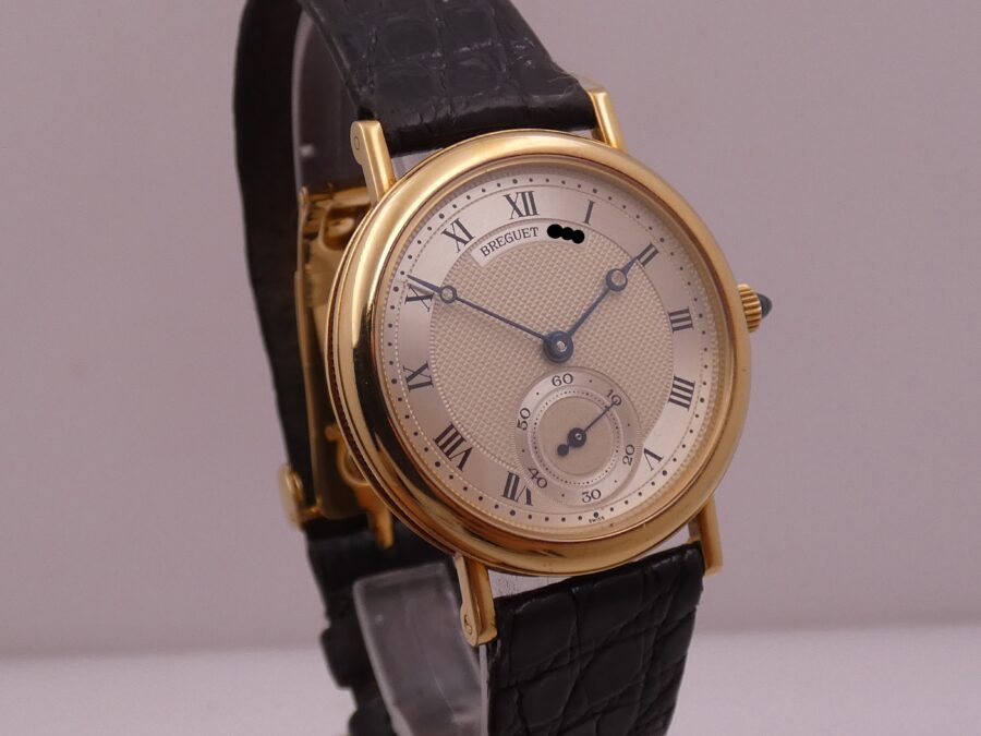 Breguet Classique 3290 Oro Massiccio 18Kt TOP CONDITION Honey Comb Dial Anni 90's Carica Manuale - immagine 11