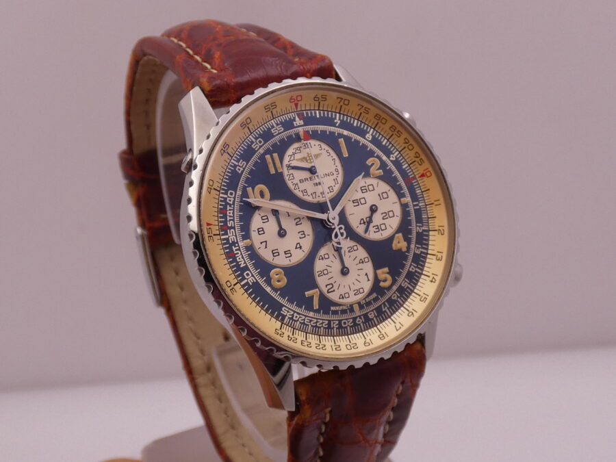 Cronografo Breitling Navitimer Airborne A33030 Anni 1990's Automatico Acciaio - immagine 10