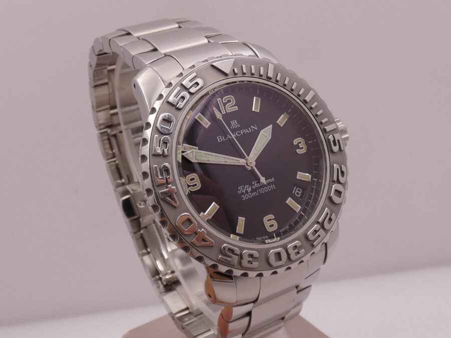 Blancpain Fifty Fathoms 40mm 2200-1130-71 WITH PAPERS Anni 2000's Automatico Acciaio - immagine 10