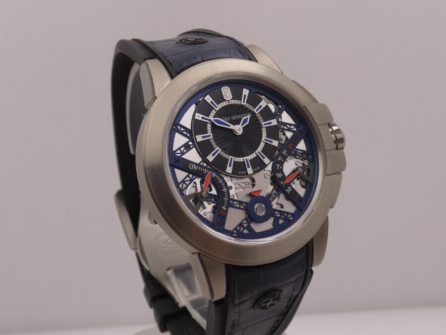 Harry Winston Project Z10 Ocean Biretrograde Zalium LIKE NEW With PAPERS & TAG PRICE Anno 2017 Automatico Limited Edition 300pz Ref. OCEABI42ZZ001 - immagine 10