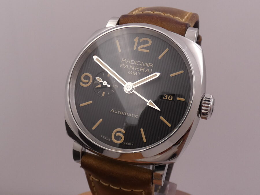 Panerai Radiomir 1940 3 Days Automatic GMT PAM00657 BOX&PAPERS Anno 2017 Acciaio Limited Edition 1000pz - immagine 9