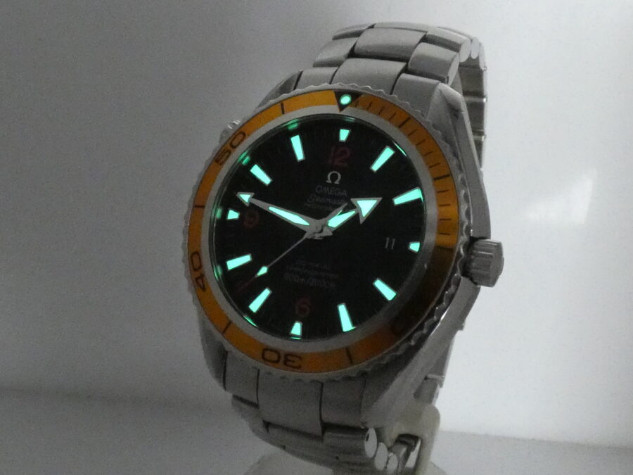 Omega Seamaster Planet Ocean 45,5mm Co-Axial Chronometer 2208.50.00 Automatic Date Acciaio - immagine 11