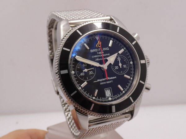 Cronografo Breitling Superocean Heritage 44mm A23370 Anno 2013 FULL SET Automatico Bracciale Mesh
