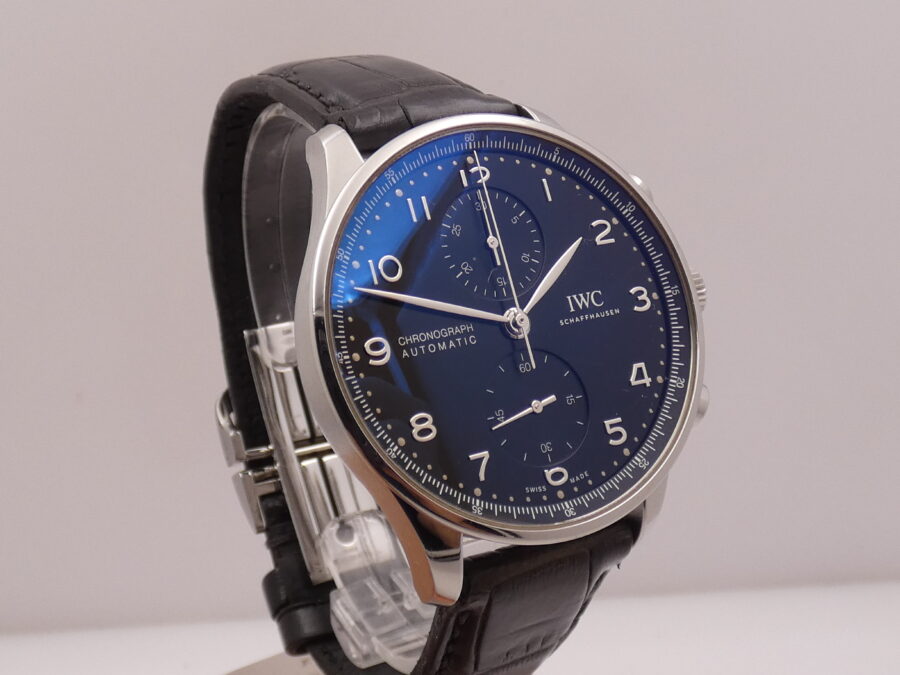 Cronografo IWC Portuguese BOX&PAPERS ANNO 2021 Automatico IW371609 Acciaio - immagine 10