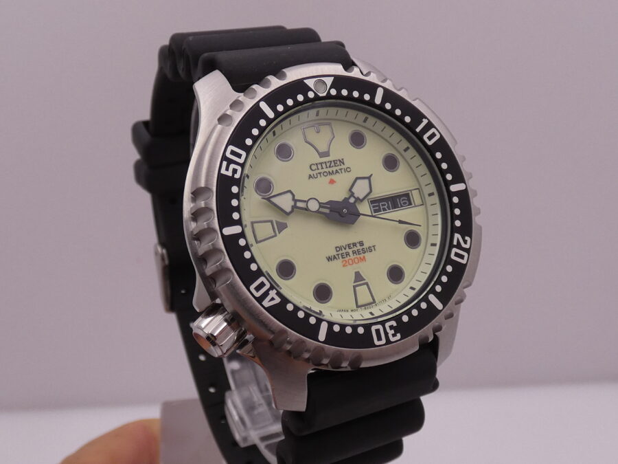 Citizen Promaster Marine Aqualand Day-Date LIKE NEW BOX&PAPERS Anno 2025 Automatico Acciaio NY0040-09W - immagine 11