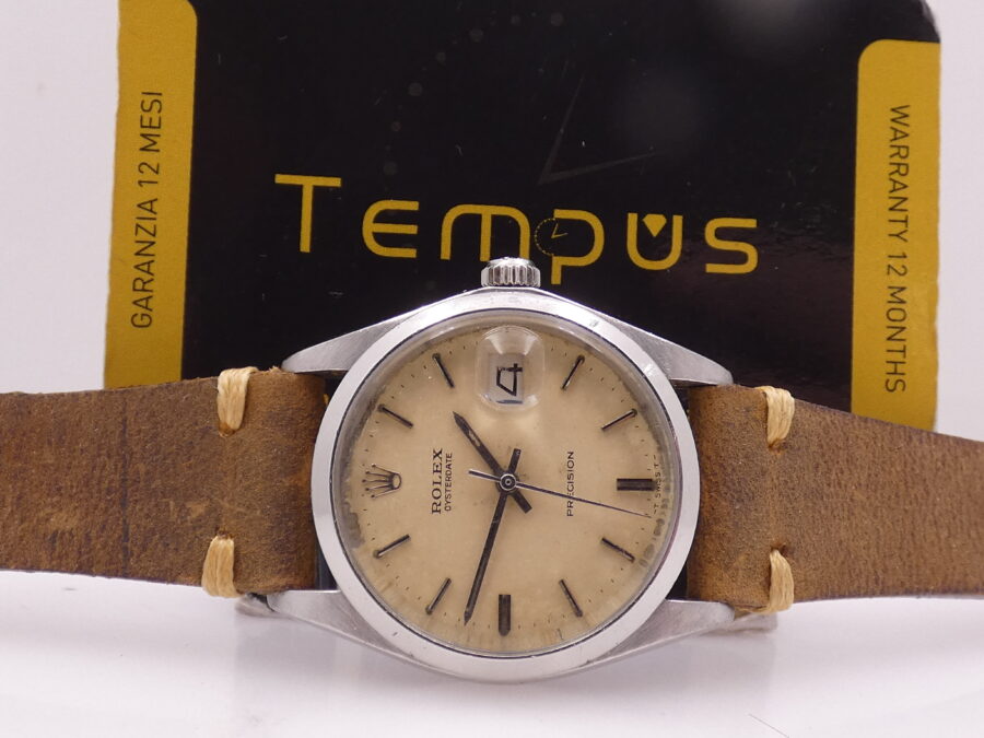 Rolex Oysterdate Precision 6694 Anno 1971 Original Dial Manuale Cal. 1225 Vintage - immagine 2