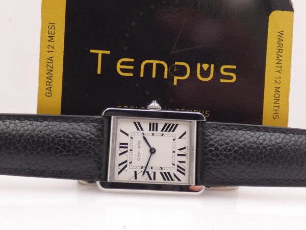 Cartier Tank Solo 3169 With PAPERS Anno 2017 TOP CONDITION Acciaio