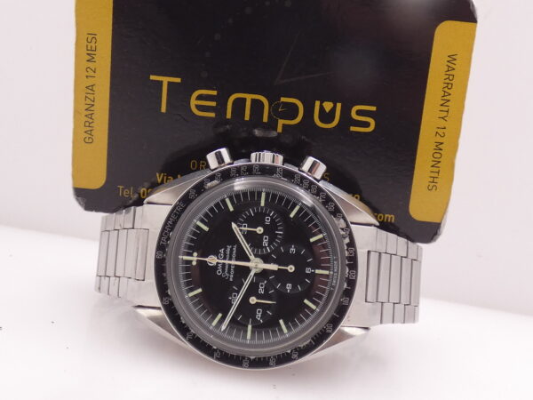Cronografo Omega Speedmaster Professional Moonwatch Tritium 145.022 With PAPERS ANNO 1972 RARO BRACCIALE ELASTICO 1039/516