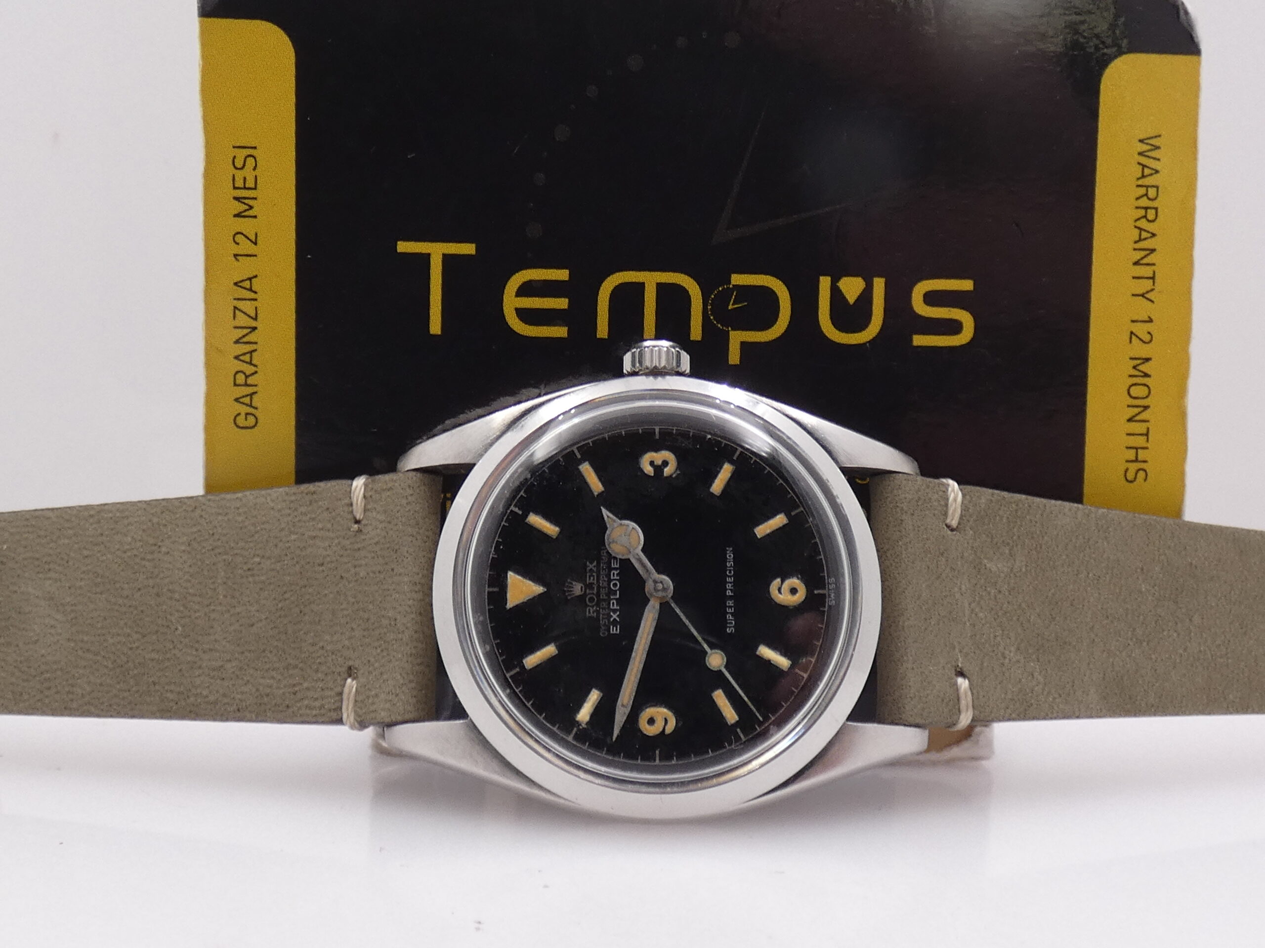 Rolex Explorer 5504 Super Precision ANNO 1958 Automatico Acciaio Rotore a Farfalla - immagine 2