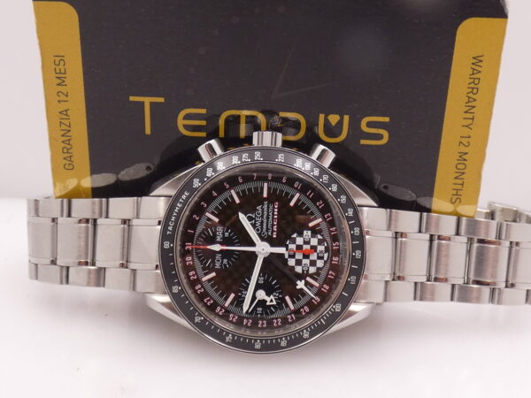 Cronografo Omega Speedmaster Day Date Racing Schumacher Triple Date BOX&PAPERS Anno 2014 Automatico Acciaio EDIZIONE LIMITATA 5555pc Ref. 3529.50.00