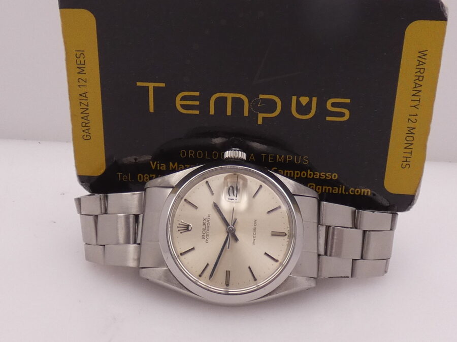 Rolex Oysterdate Precision 6694 Anno 1976 Carica Manuale Cal.1225 Vintage Braccialato - immagine 2