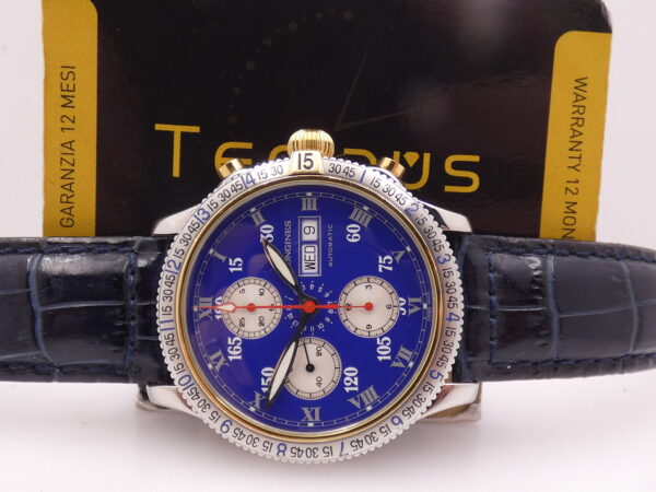 Cronografo Longines Lindbergh Hour Angle Special Series BOX&PAPERS Anno 2011 Automatico Acciaio