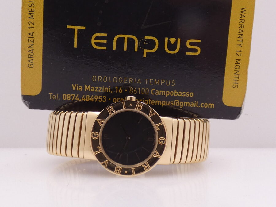 Bulgari Bulgari Tubogas Lady ORO MASSICCIO 18KT BB 26 2T WITH BOX Anni 90's - immagine 2
