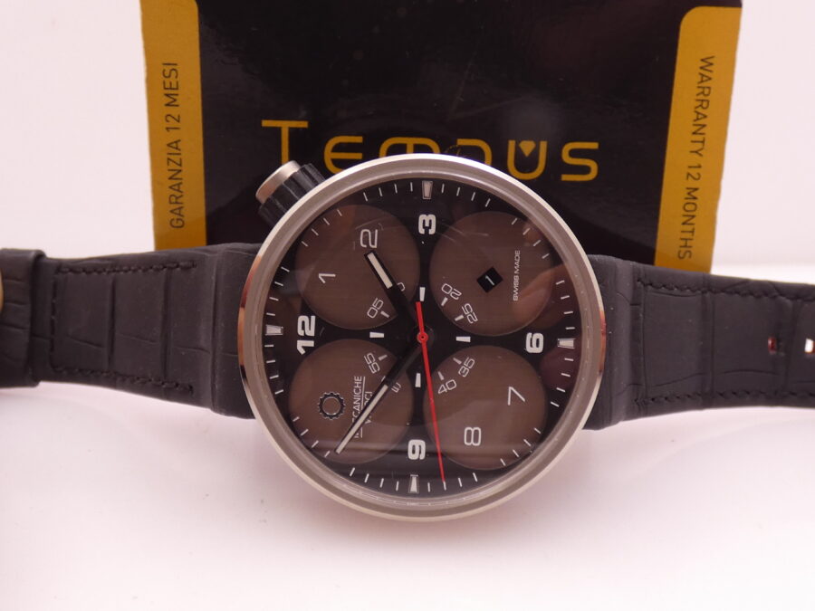 Meccaniche Veloci Quattro Valvole 42 SoloTempo N.O.S. New Old Stock Titanio Automatico Ref. W121K048 - immagine 2