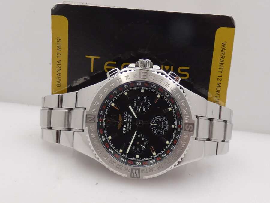 Cronografo Breitling Hercules 45mm TOP CONDITION A39362 Anni 2000's Automatico Acciaio - immagine 2