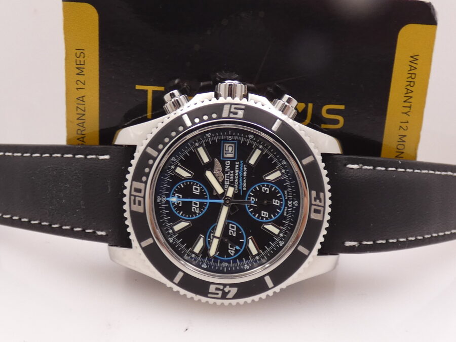 Cronografo Breitling Superocean II 44mm A13341 Automatic Chronometre TOP CONDITION Acciaio Anno 2015 - immagine 2