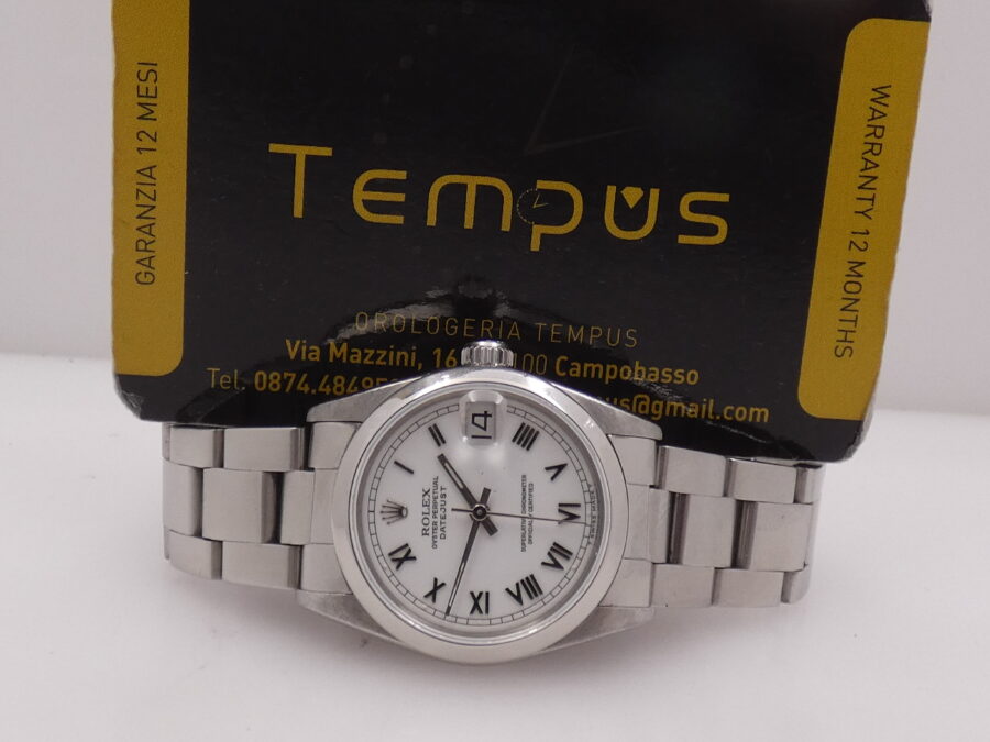 Rolex Datejust 31 MID-SIZE 68240 Anni 1991 White Dial Automatico Acciaio Bracciale Oyster LADY Watch - immagine 2