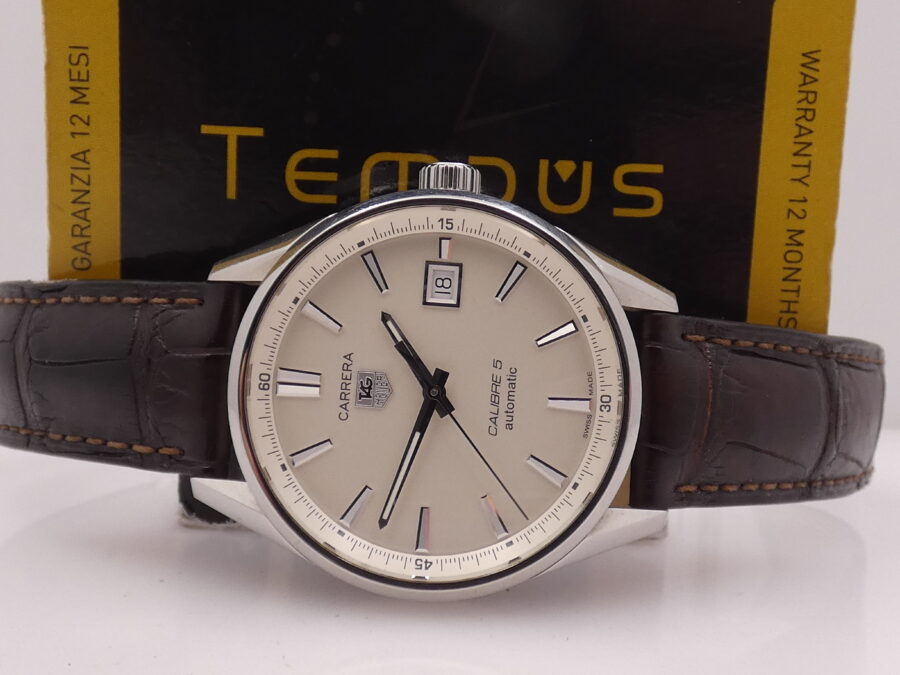 TAG Heuer Carrera Calibre 5 WAR211B ANNI 2000's Automatico Acciaio - immagine 2