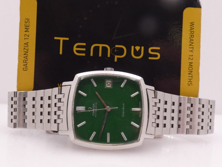 Omega Genève Automatic Date 162.0052 Anni 70 Acciaio Caliber Omega 1020 Vintage - immagine 2