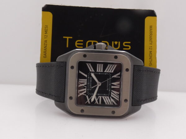 Cartier Santos 100 XL 2656 - W2020010 38mm Steel & Titanium TOP CONDITION Automatic Like New