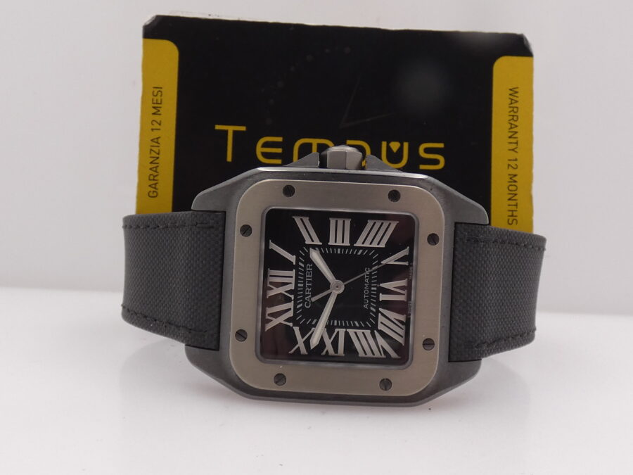 Cartier Santos 100 XL 2656 - W2020010 38mm Steel & Titanium TOP CONDITION Automatic Like New - immagine 2