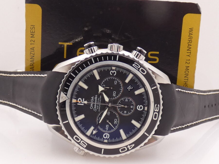 Cronografo Omega Seamaster Planet Ocean Co-Axial With PAPERS Anno 2006 Automatic Chronometer Acciaio - immagine 2