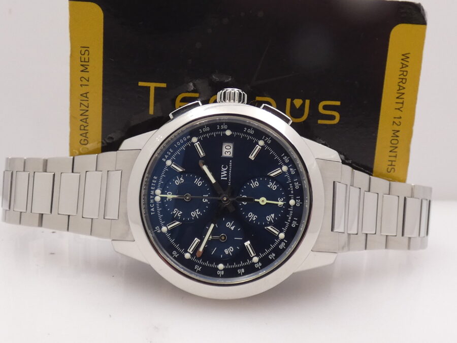 Cronografo IWC Ingenieur IW380802 With PAPERS Anno 2019 Blue Dial Automatic TOP CONDITION Acciaio - immagine 2