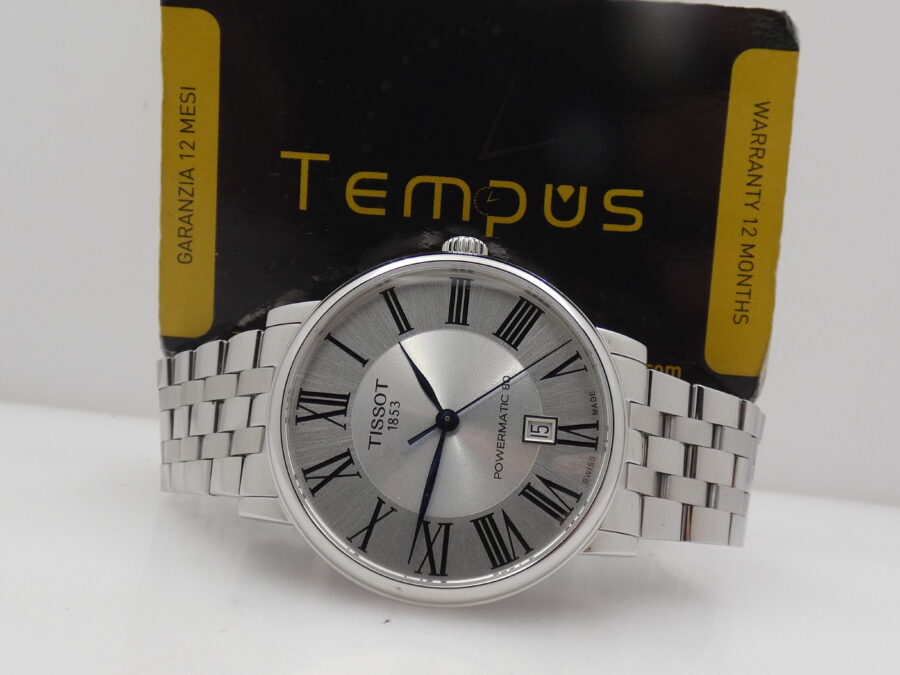 Tissot Carson Premium Powermatic 80 LIKE NEW BOX&PAPERS Braccialato Acciaio Ref. T122407 - immagine 2