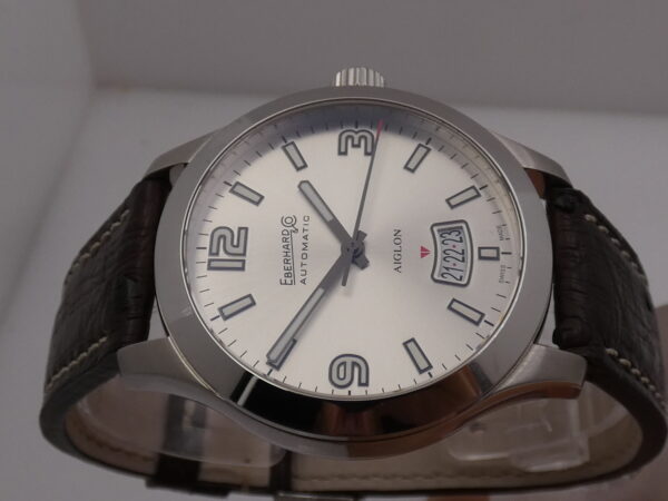 Eberhard & Co. Aiglon Grande Taille 41030 N.O.S BOX&PAPERS Anno 2016 Automatico Acciaio New Old Stock