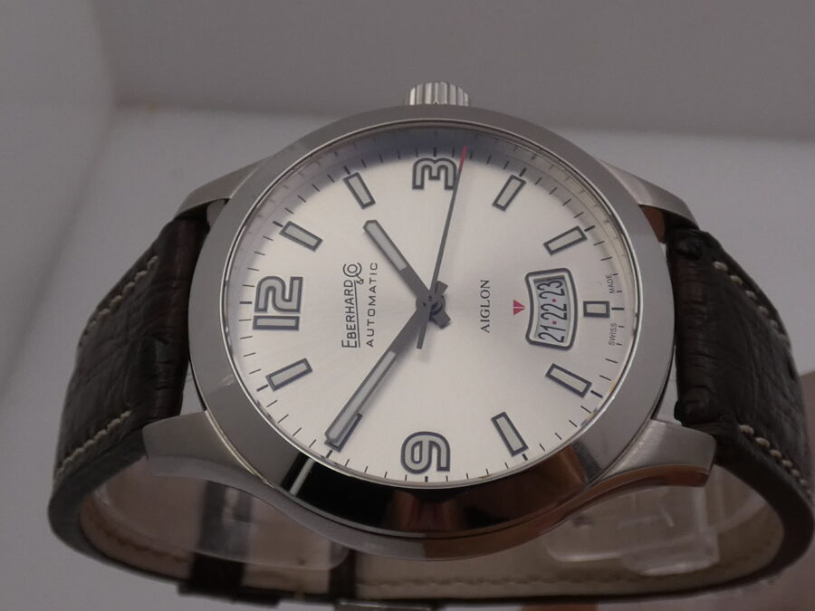 Eberhard & Co. Aiglon Grande Taille 41030 N.O.S BOX&PAPERS Anno 2016 Automatico Acciaio New Old Stock