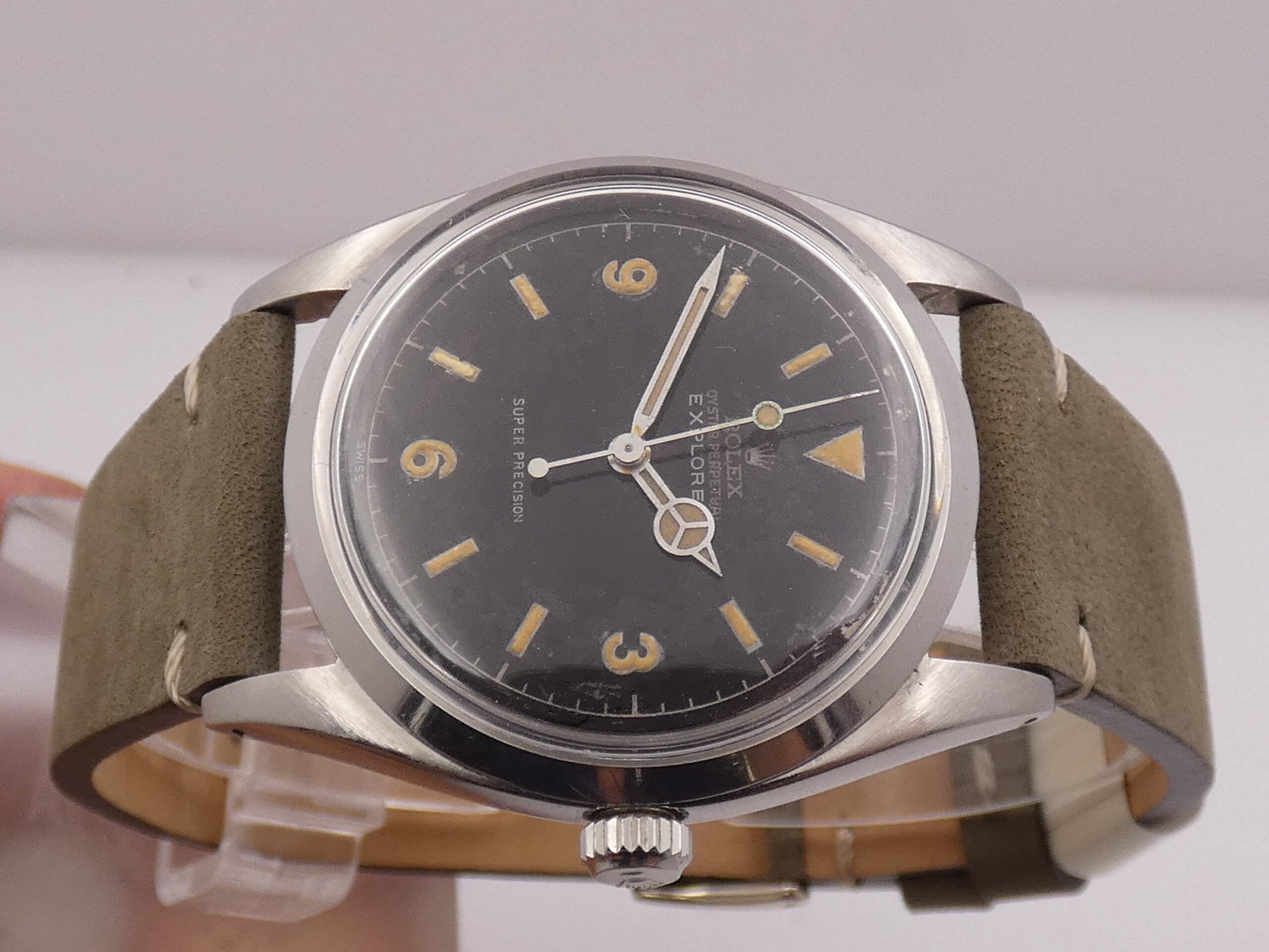 Rolex Explorer 5504 Super Precision ANNO 1958 Automatico Acciaio Rotore a Farfalla